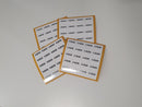 Wash-Proof Name Labels (20 per sheet)