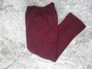 Straight Leg Jogging Bottoms - Black & Burgundy Available.