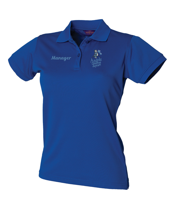 Angels Childrens Daycare STAFF MANAGER Henbury Polo(FEMALE FIT)