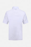 2 Pack Short Sleeve Slim Fit Easy Iron School Shirts