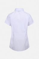 2 Pack Short Sleeve Slim Fit Easy Iron School Blouses