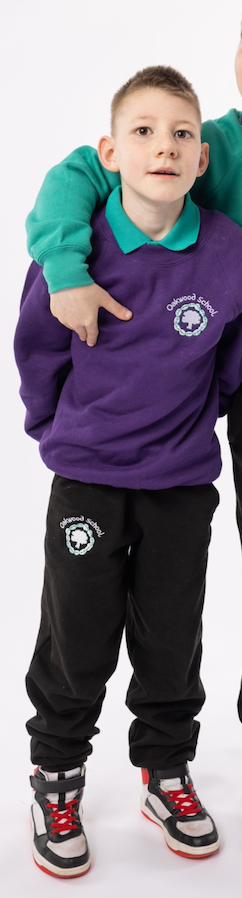 Oakwood Primary School Sweatshirt - Purple