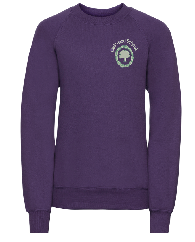 Oakwood Primary School Sweatshirt - Purple