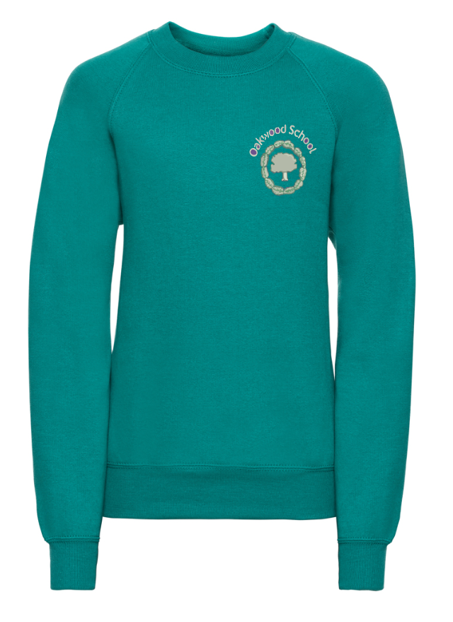 Oakwood Primary School Sweatshirt - Winter Emerald