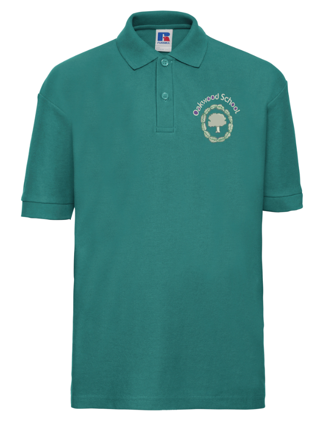 Oakwood Primary School Polo Shirt - Winter Emerald