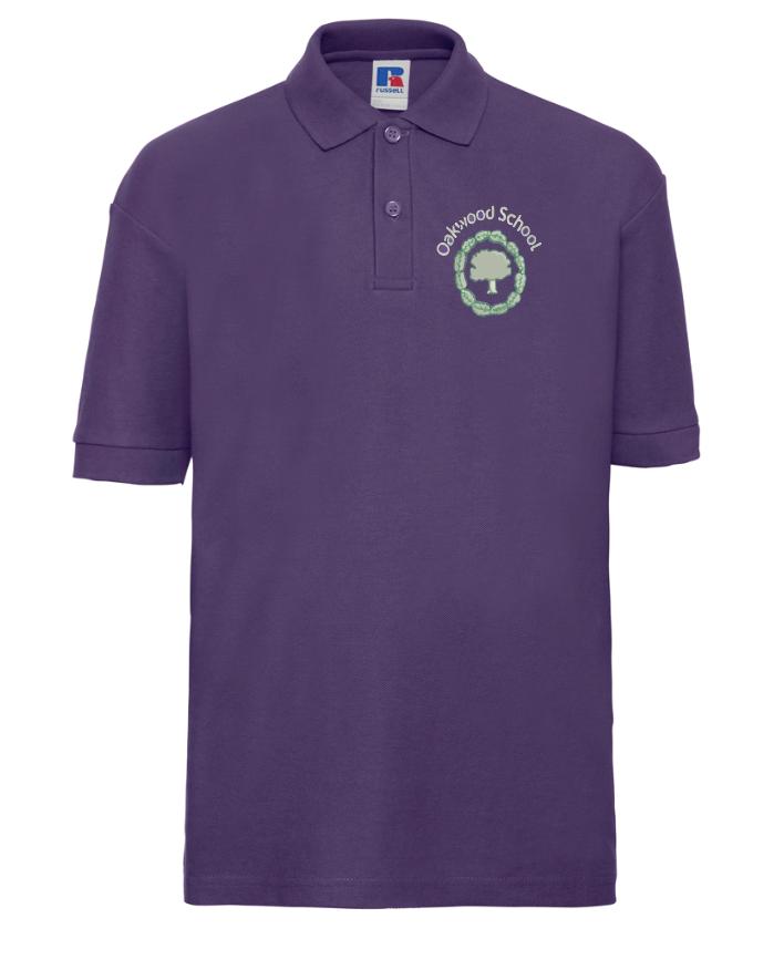 Oakwood Primary School Polo Shirt - Purple