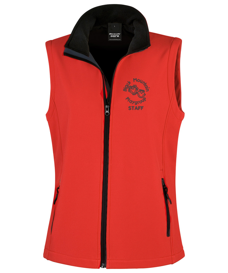 Blackmountain PLAYGROUP STAFF Softshell Gillet (FEMALE FIT)